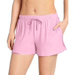 Jockey Ladies Soft Essentials Sleep Shorts In Pink, NWT